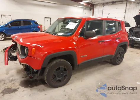 2015 Jeep Renegade Sport from USA, damaged, VIN ZACCJBAT6FPB43584
